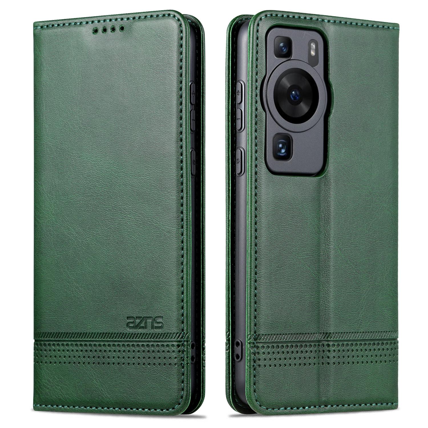 Green PU Leather