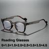 Stylish Square Frame Reading Glasses Luxury Design Anti Blue Light Eyewear Trend Men Women Presbyopia Eyeglasses Unisex To+4.0