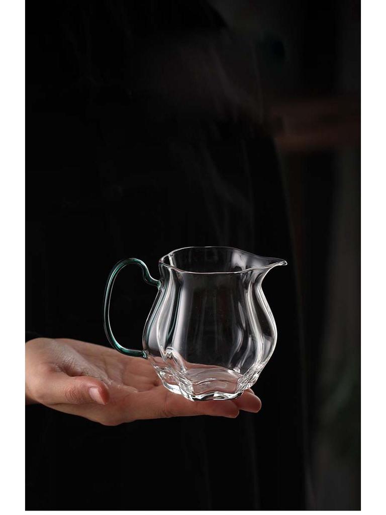200ml Japanese Tea Fair Cup - Glass Serving Pitcher for Kung Fu Tea Ceremony