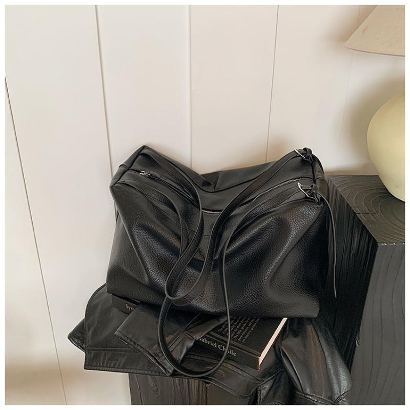 

Сумка большой вместимости женская осенне-зимняя новая универсальная простая на плечо, сумка-мессенджер, повседневная дорожная сумка-тоут