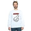 Disney Mens Mickey Mouse Thumbs Up Sweatshirt