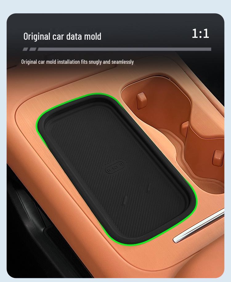 Leaper C10 Wireless Charging Anti-Slip Silicone Pad for Car Interior Protection & Decoration