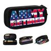 Custom Kawaii Army Retired Pencil Case for Girls Boys Large Capacity Pen Bag Box School Supplies