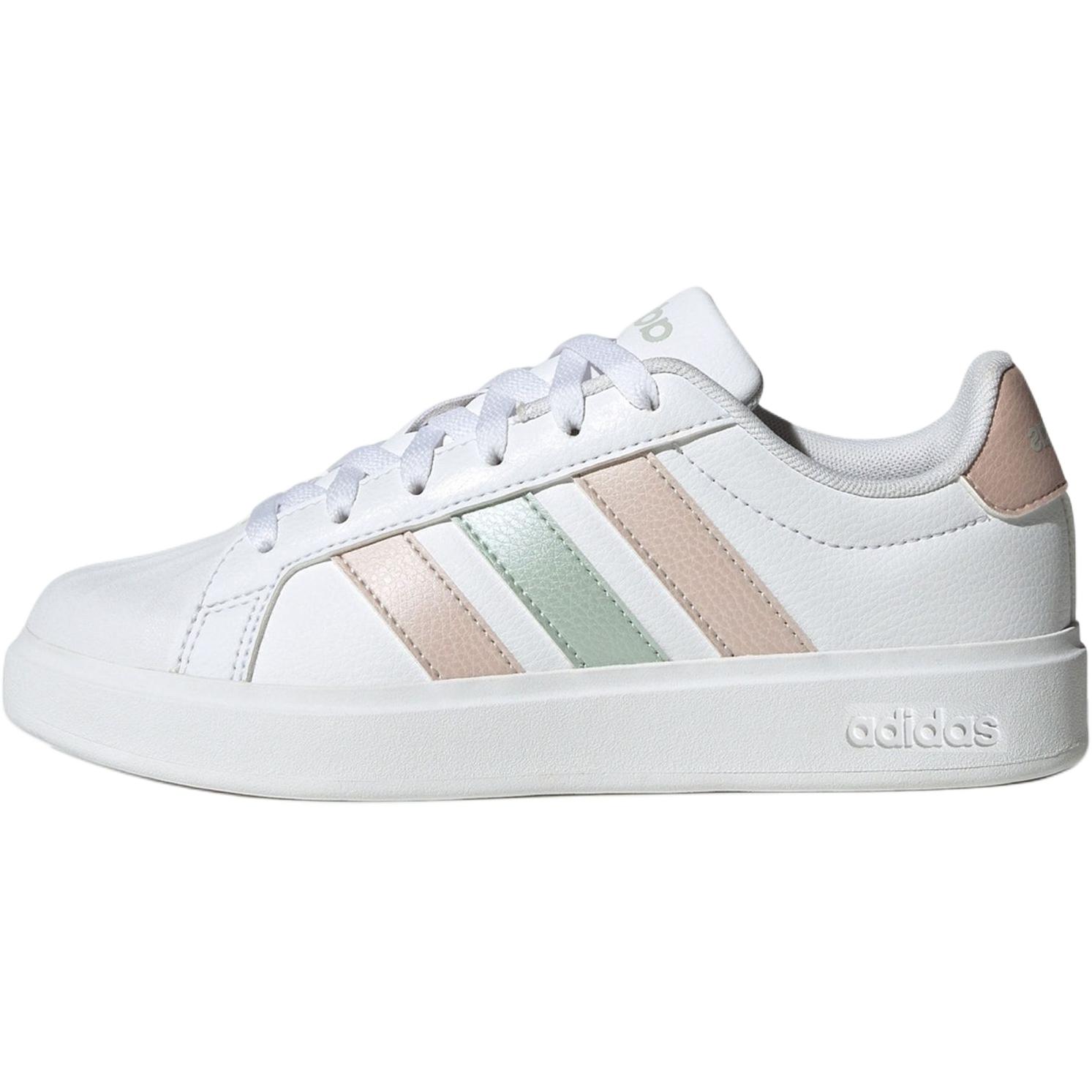 

Adidas Street Talk J Series Универсальные Удобные Низкие Детские Кеды для Скейтбординга Детские Кеды для Скейтбординга Белые Розовые Зеленые JQ6890 38⅔