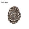 Silver Resin Eagle Tree Root Head Walking Cane Fashion Decorative Steel Stick Gentleman Elegant Cosplay Cane Knob Crosier 94cm