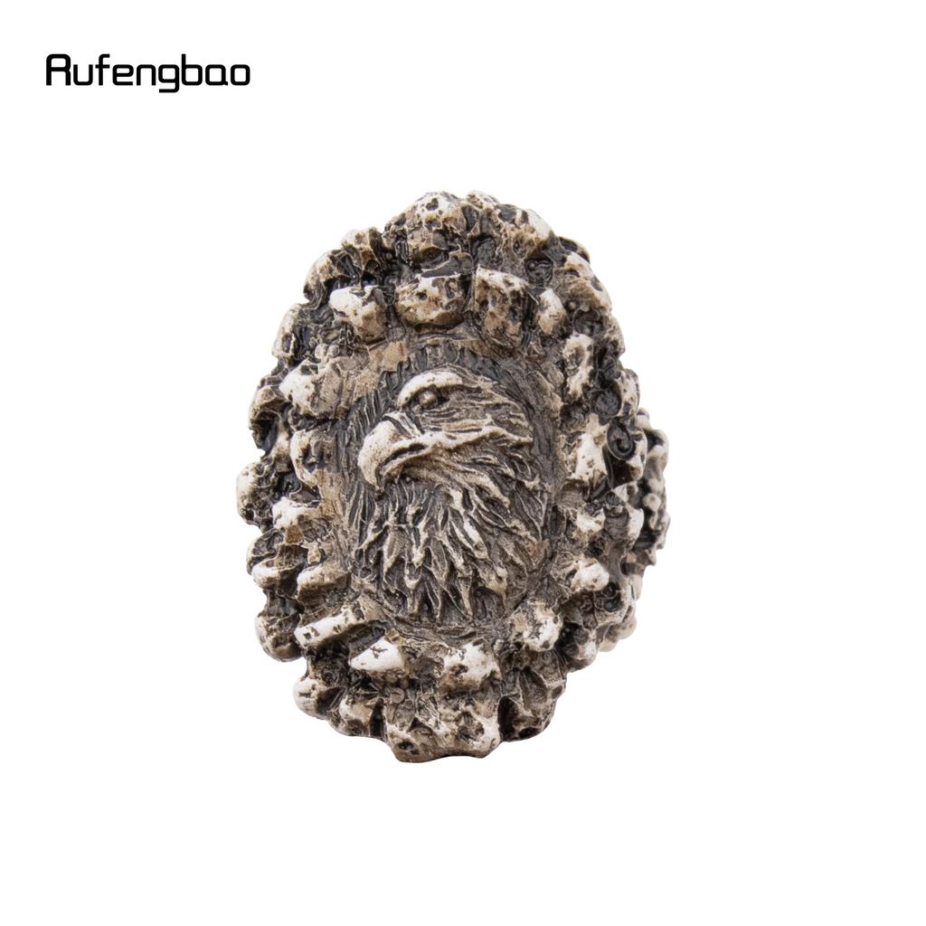 Silver Resin Eagle Tree Root Head Walking Cane Fashion Decorative Steel Stick Gentleman Elegant Cosplay Cane Knob Crosier 94cm