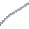 48 PCS 8MM Lavender Chalcedony Beads Round Round Beads Natural Gem Beads  Bracelets