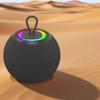 Portable RGB Light Bluetooth Speaker with Subwoofer - Creative Ball Design