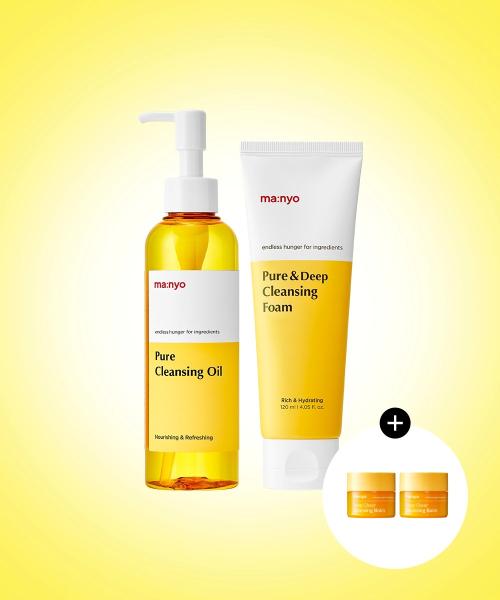 Manyo Factory Pure Cleansing Oil & Deep Cleansing Foam Set none