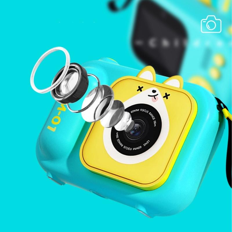 S11 Kid Digital Camera 4800W Pixels 1920x1080P Video Camcorders for 3-12 Years Children Support Data Transfer