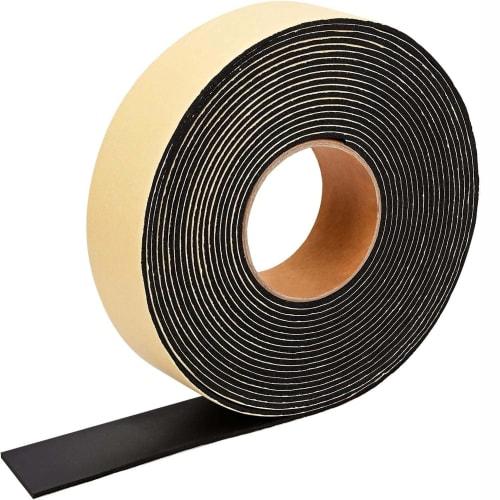 Nejúplnější specifikace velikosti, vysokohustotní pěnová těsnící páska, odolná proti průvanu, vodotěsná, pro dveřní zarážky, vstupní dveře a okna, 10 m dlouhá x 1