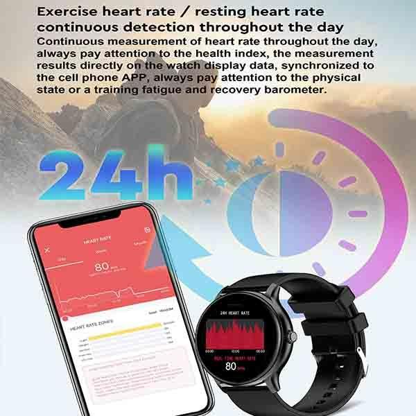 NORTH EDGE NL12 Cvičebné stopky Monitorování krevního tlaku Ovládání hudby Hodinky s dotykovou obrazovkou a měřením srdeční frekvence v reálném čase