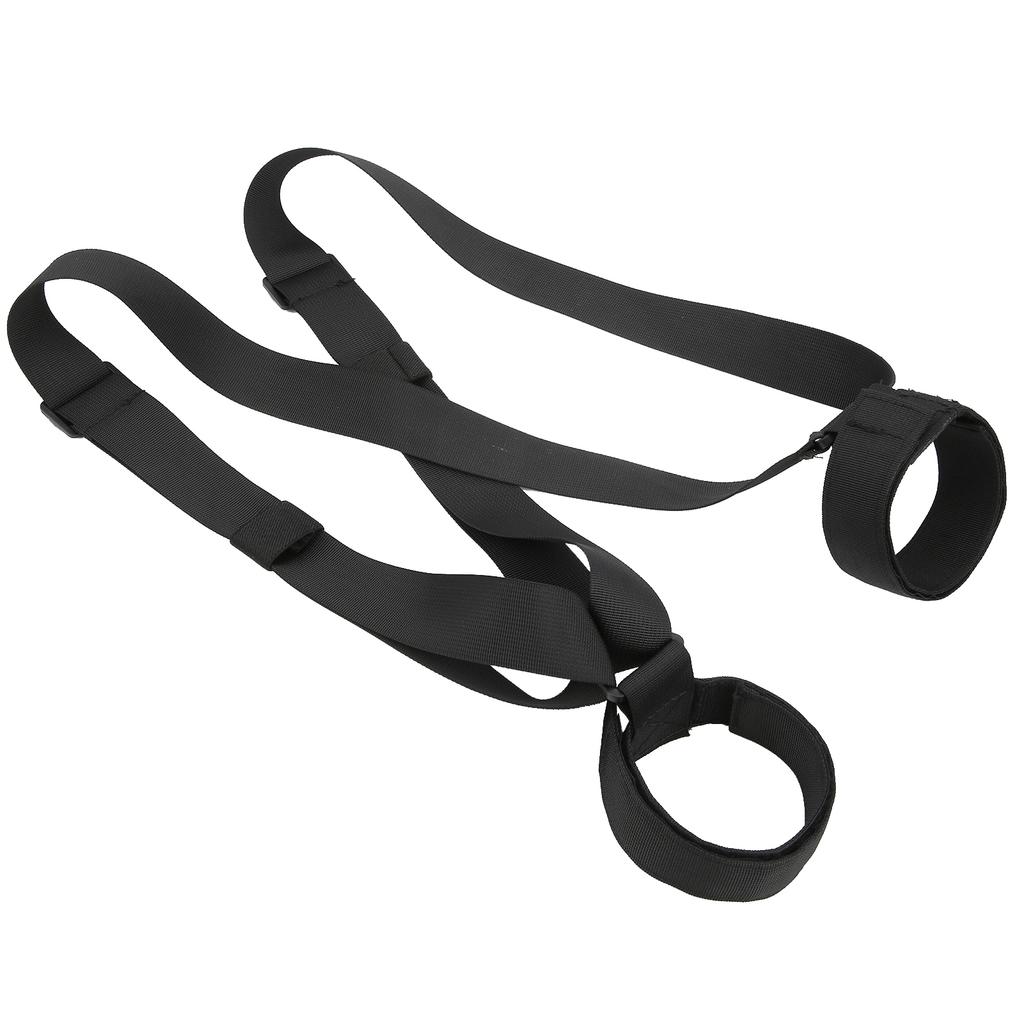 Black Retractable Keychain Telescopic Carabiner Holder AntiLost Diving Hook Key Ring