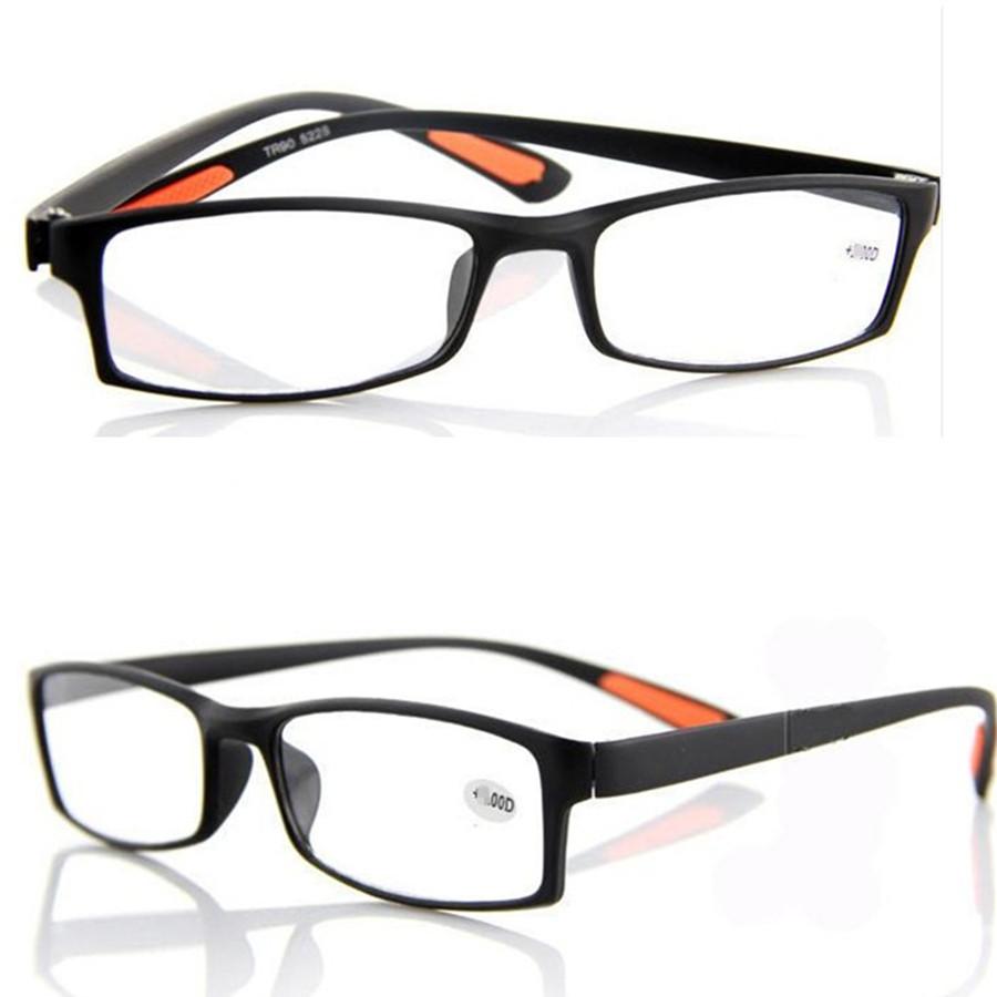Men Women Fashion Reading Glasses Flexible TR90 Frame Reader Spectacles +1.0 1.5 2.0 2.5 3.0 3.5 4.0 Eyeglasses Eyewear
