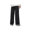 Li Ning Sports Lifestyle Series Logo Casual Straight Leg Knitted Sports Pants Unisex Pants Black AKLU867-1