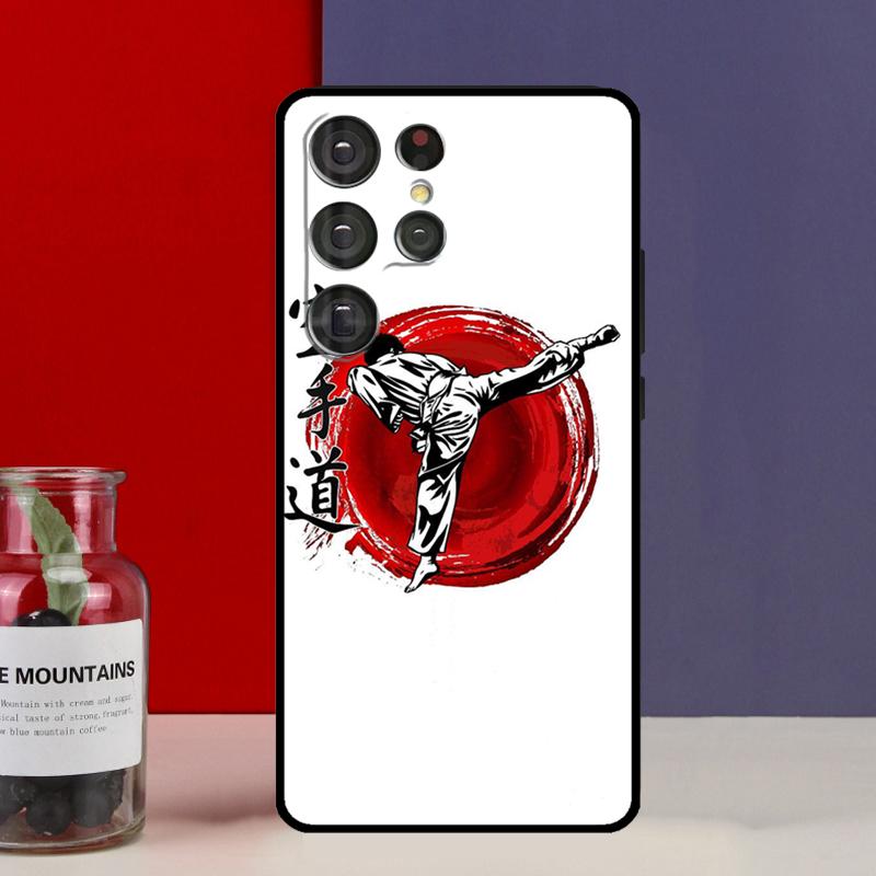Kung Fu Karate Taekwondo Kampfsport Hülle für Samsung Galaxy S25 Ultra S9 S10 S20 S22 Plus S21 FE S23 S24 Ultra Handyhülle