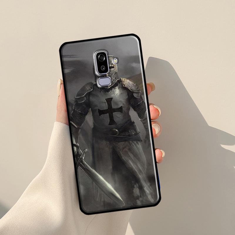 Templar Knight Cover For Samsung Galaxy J4 J6 Plus 2018 A6 A7 A8 A9 J8 J1 2016 A3 A5 J3 J7 J5 2017 Case