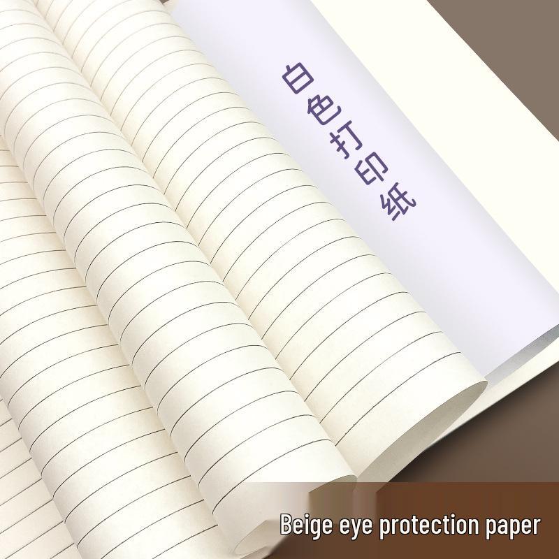 A5 Softcover Lined Kraft Paper Notebook for Students