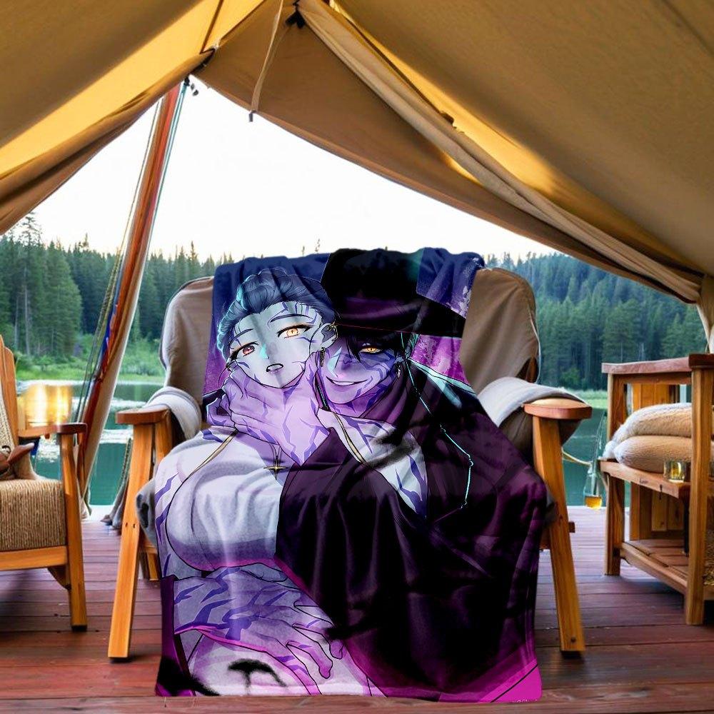 

Dark Wizard s Enchanted Scarf: Mystical Fashion Accessory Blanket Lightweight Flannel Throw Blanket for Sofa, Bed, Travel, Camping, Livingr 130x150cm