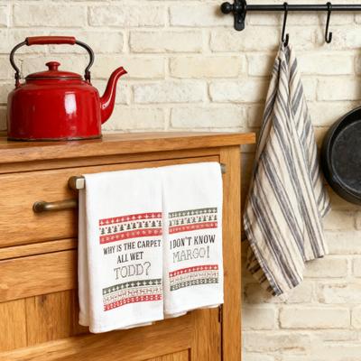 Yousheng Christmas Funny Hand Towel Decorative Xmas Winter Vacation Towel Kitchen And Bathroom Hand Towel for Holiday Decor Gift Present