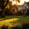 Rust Resistant Yard Ornaments Iron Garden Stake Decor, Metal Outdoor Ornament with Rustproof Coating, Creative Decorations Easy Ground Insert