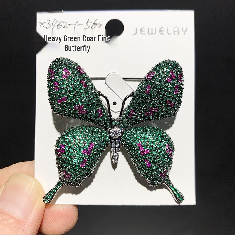 Elegant Butterfly Brooch for Women s Coat or Dress - High-End Craftsmanship