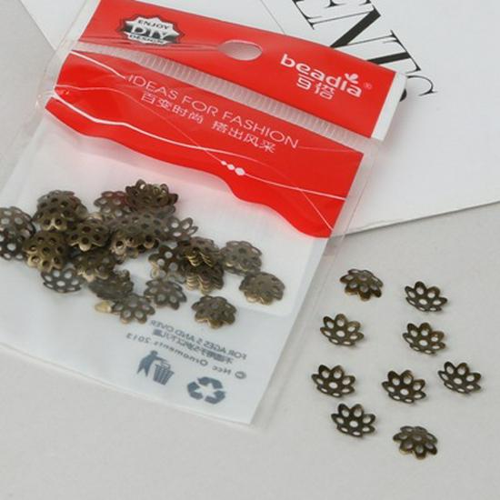 Handmade DIY Jewelry Materials: Stud Earrings, Bracelets, Necklaces, Spacer Beads, Flower Caps