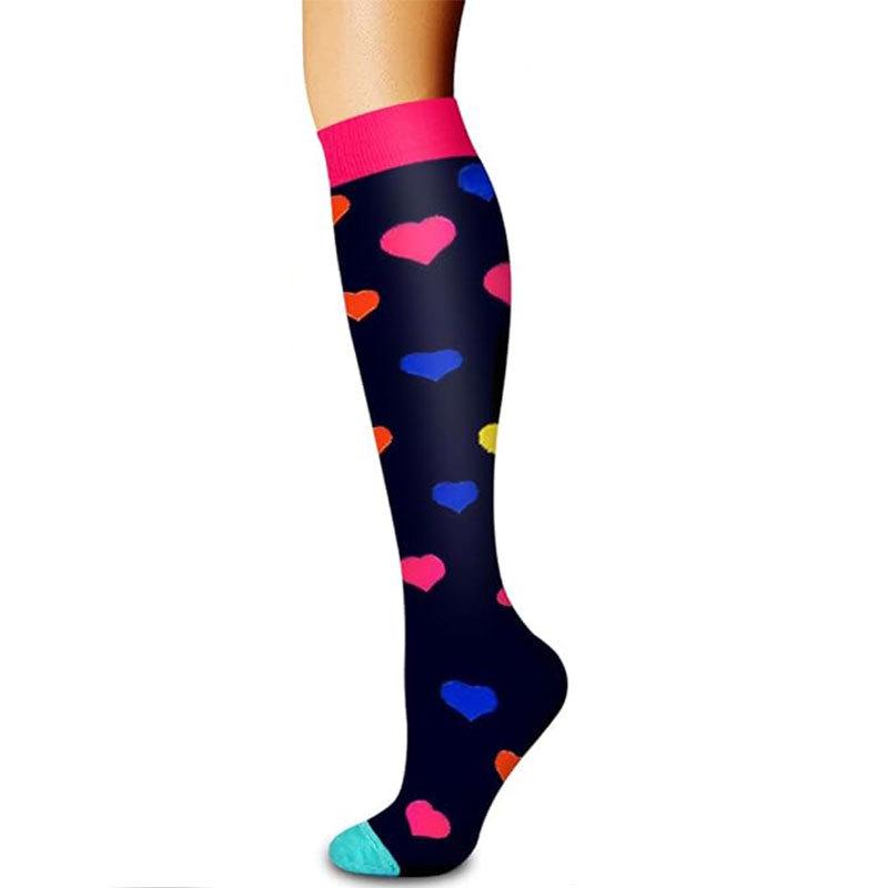 200+ Styles Compression Sports Socks for Men & Women: Breathable, Non-Slip Calf Socks for Fitness & Marathon, Individually Packaged