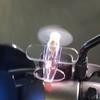 Warning Effect Mini Airplane LED Light Wind Energy Small Aircraft Decoration  Bike Gadgets