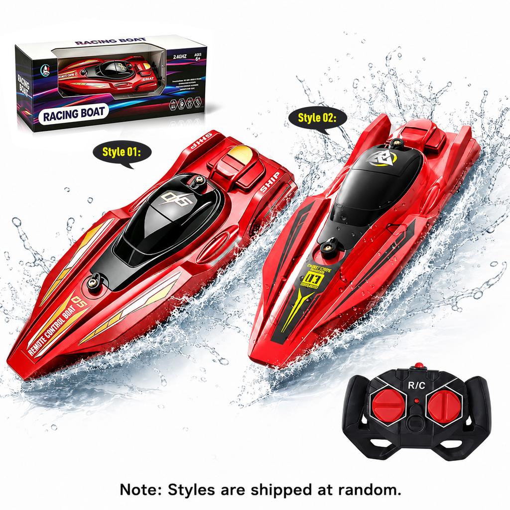Mini RC High-Speed Boat 25Km/h 2.4G Waterproof Remote Control Boats Double motor Speedboats Toys for Kids Adult Gifts