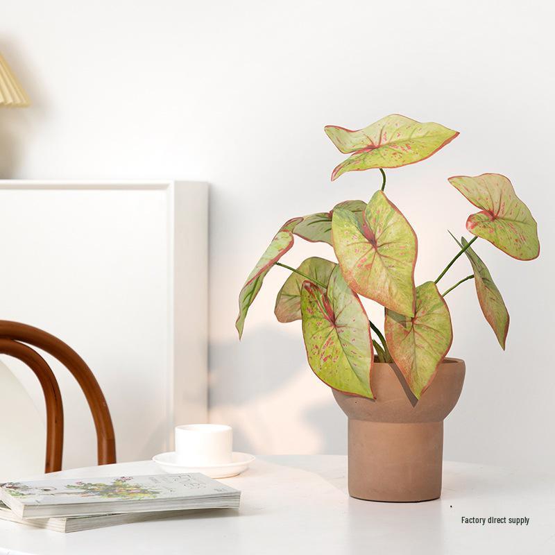 Artificial Green Plants for Indoor Decor – Potted Ornaments for Living Room or Coffee Table