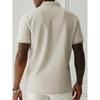 Summer Short Sleeve Shirt Mens Male Streetwear Man Tops Solid Color Poloshirt Brand Breathable Male Shirts Men