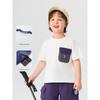 Boy's Short-Sleeved T-shirt Summer Wear Summer Children's Clothing Kids Baby Toddler White Top Half Sleeve Summer Thin