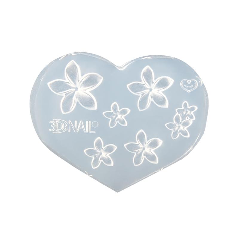 3D Nail Art Silicone Mold Flowers Love Stars Moon letter number Handicrafts Nail Decoration Moulds DIY Nail Tools Accessories
