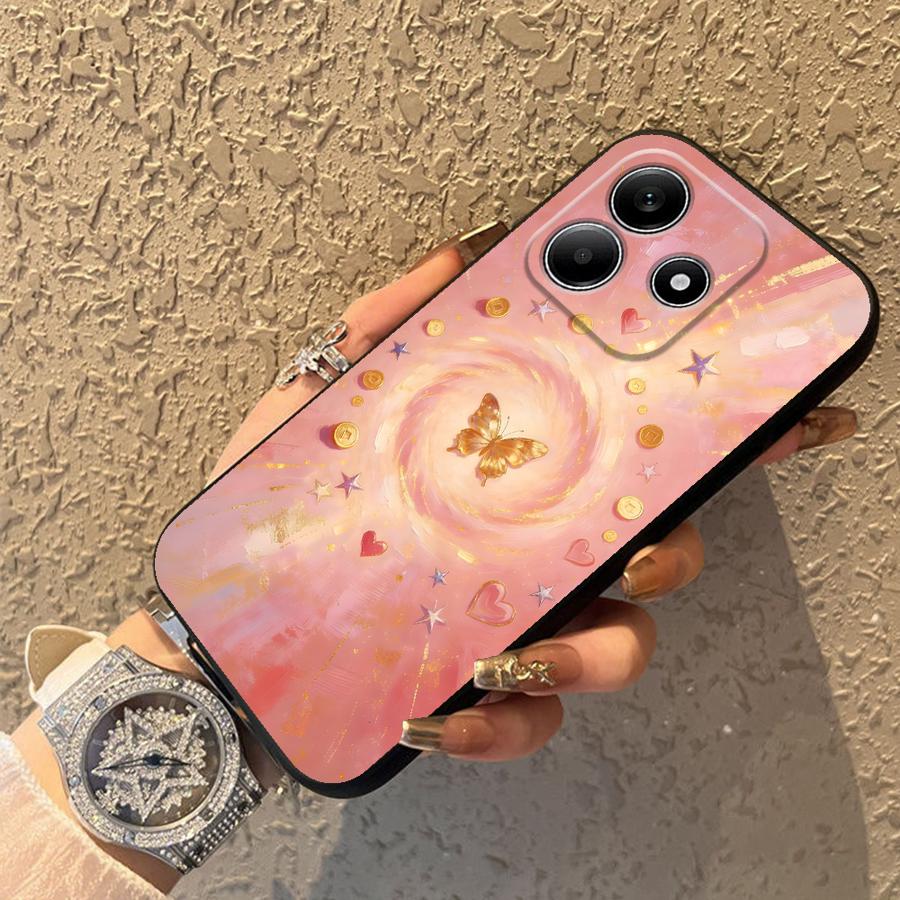 Case for Xiaomi Redmi Note 14 A1 12C 13C 10 13 Pro Plus A3 14C K80 A4 A5 9 8 7 12 11 Phone Cover A2 A1 K40 Simple Butterfly