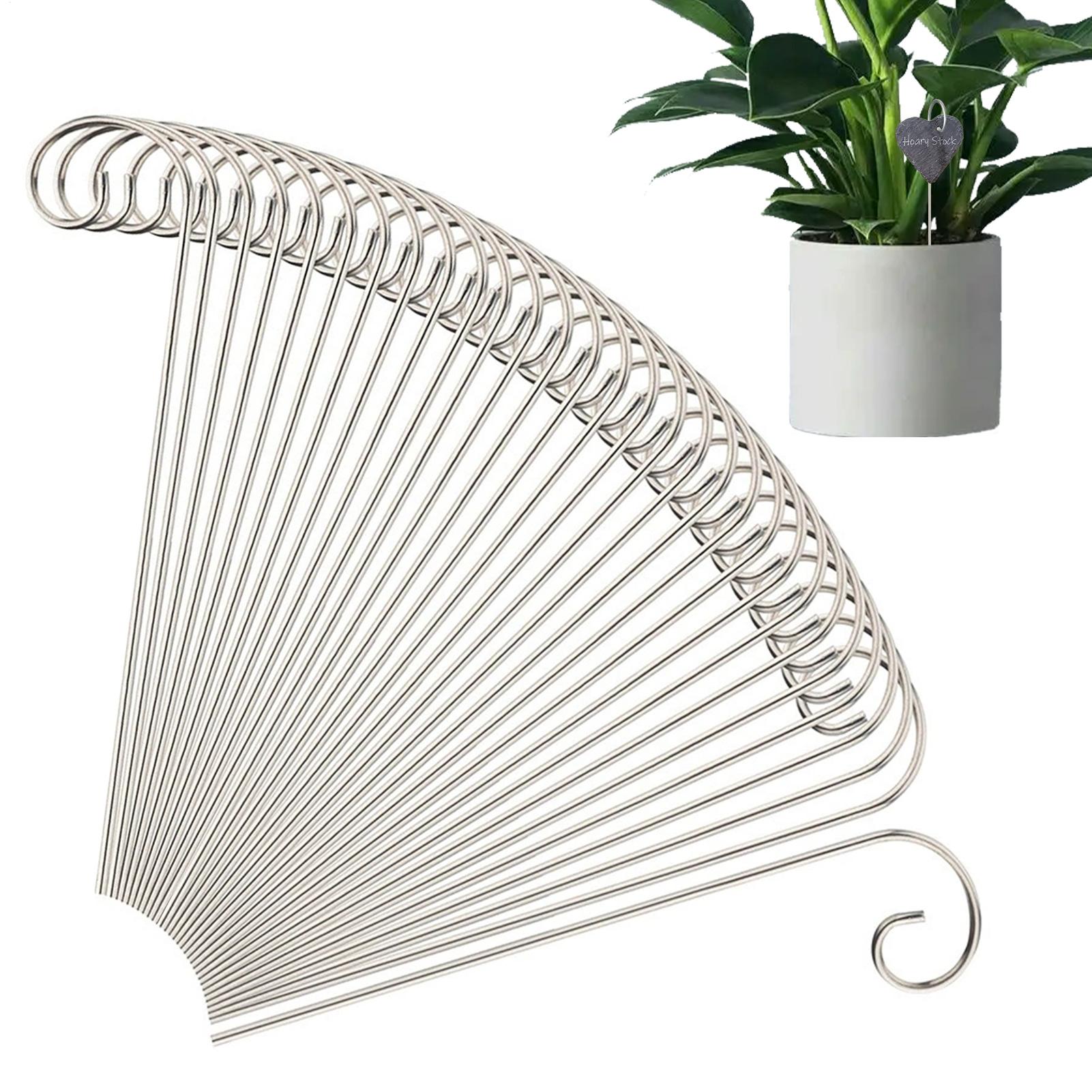 

30pcs Stainless Steel Garden Garden Tags Hooks Rust Proof Metal Flower Tags Stakes Holder For Outdoor Flower Vegetable Tree China Mainland