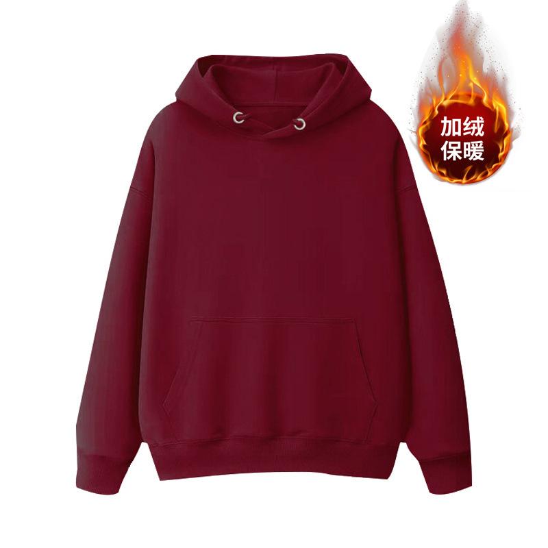 Brand American Milk Blue Fleece Hooded Sweater Women's 2025 New Early Autumn Loose Oversize Niche Coat