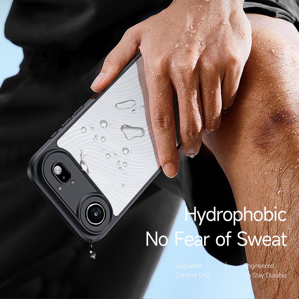 For iPhone Air Case DUX DUCIS Aimo Series TPU+PC Matte Drop-proof Phone Cover (REACH Certification)