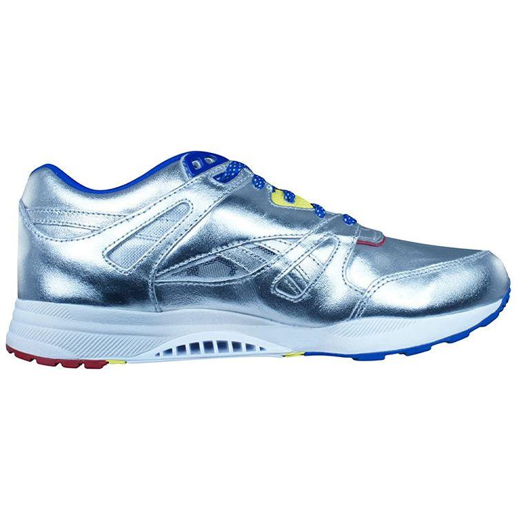Reebok Comfortable Y2K Retro Synthetic Leather Low-Top Running Shoes Men Sneakers Silver Blue Red V70616