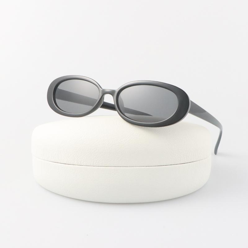 

Black Oval Vintage Sunglasses Woman Brand Designer Personality Sun Glasses Female Fashion Retro Travel Shades no box