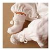 [nagasawako] Newborn Socks with Laces That Stay In Place, 8 Cm, 2 Pairs of Baby Socks, Made In Japan