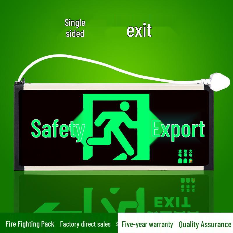 LED Emergency Exit Signs & Lights for Fire Evacuation
