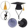 Pet Graduation Hat Birthday Parties Supply Hat Adjusting Belt Cat Bachelor Hat