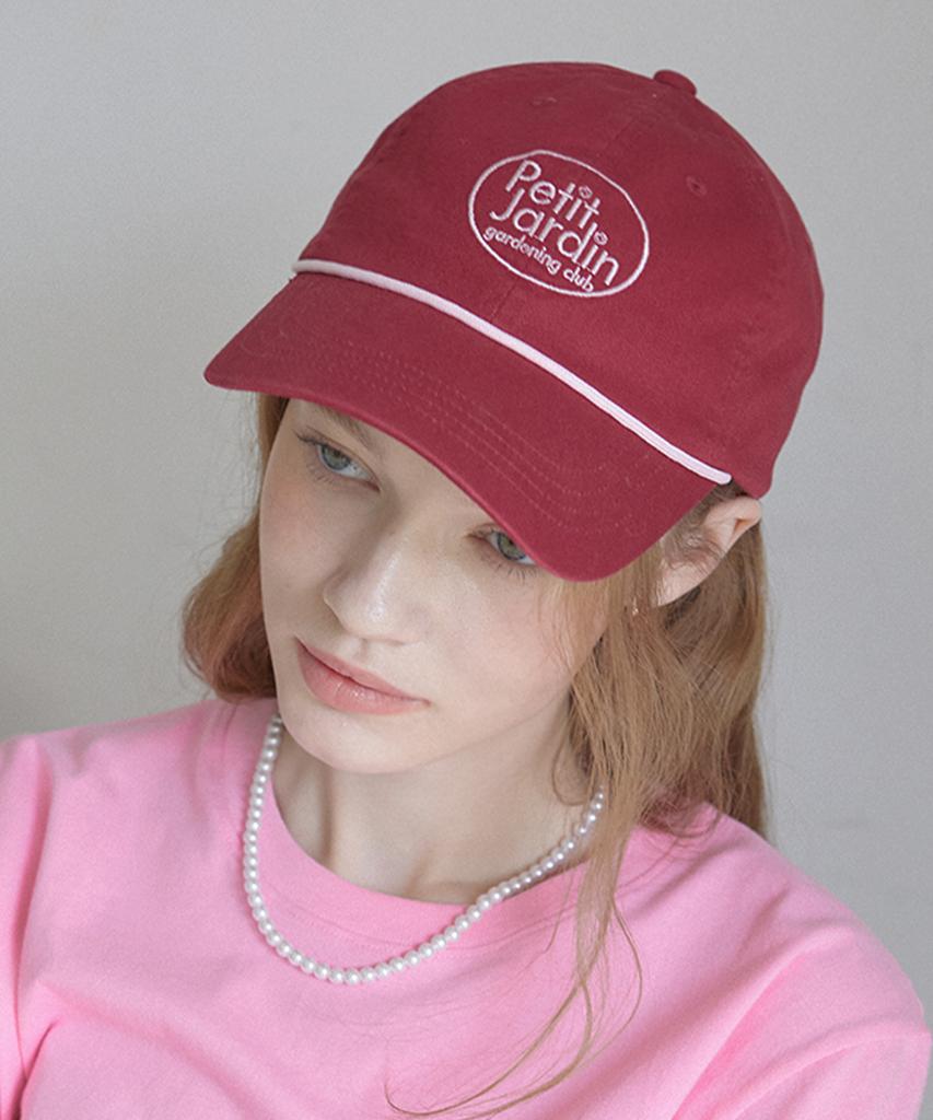 NONLOCAL Petit Jardin Ball Cap - Burgundy