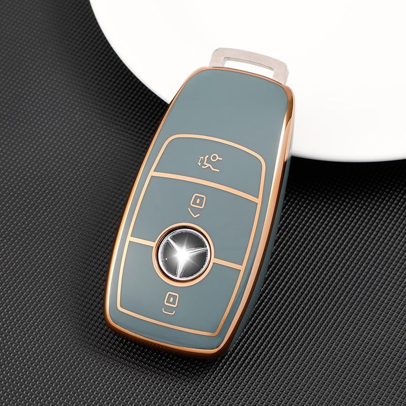 Mercedes-Benz Key Cover Is Suitable for The New E-class E200/E300L/C-class C260L Car Keycase Chain