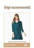 Women's Modal Long-Sleeve Nightgown, Cardigan Style Pajamas, Hot Seller