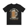 Oktoberfest Bier T-Shirt Ich Liebe Bier I Love Lustig