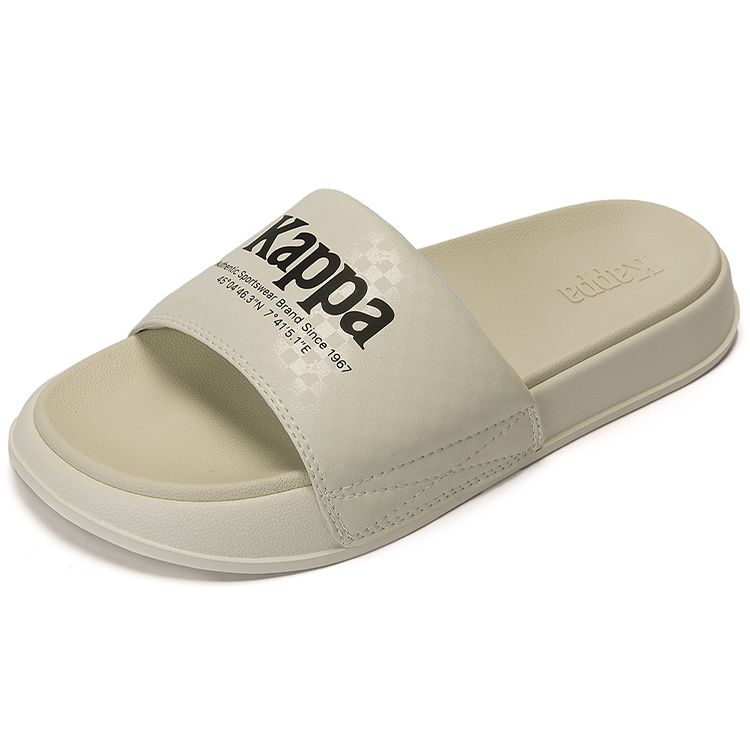 Kappa Outdoor Beach Slide Sandals Unisex Footwear Off-White Gray K0CX5LT12-0106