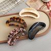 Oversized Hairpin Hollow Tortoiseshell Acetic Acid Grab Clip Retro Temperament Back Head Disc Hair Shark Clip