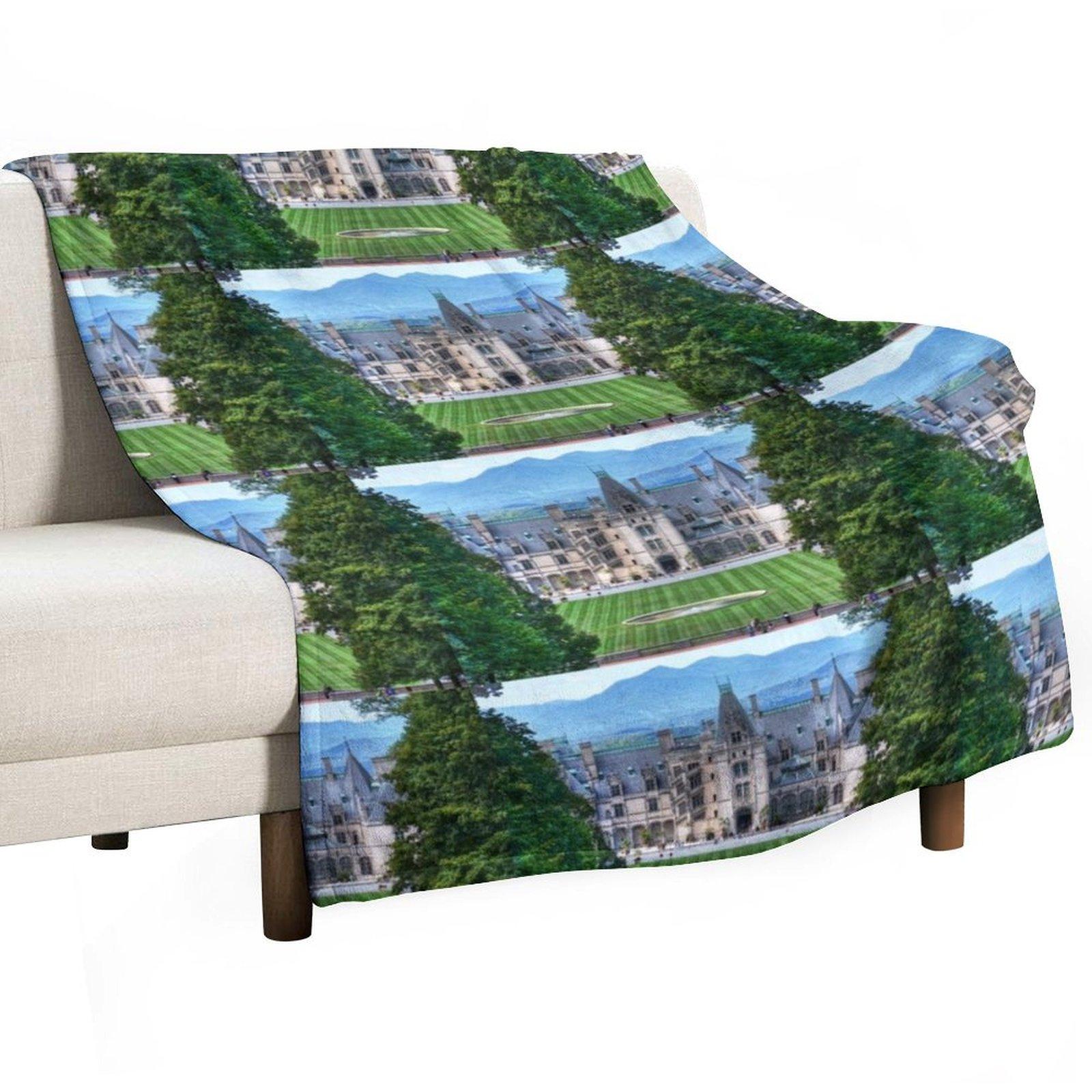 Biltmore Estate Throw Blanket Custom Flannels Designers Stuffeds Blankets 30x40in